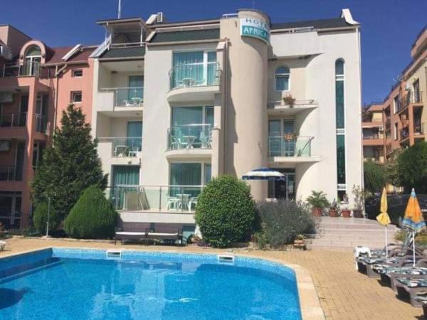Semeen Hotel Afrikana Sveti Vlas Exterior foto
